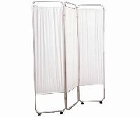 Three Panel Privacy Screen With Wheels