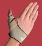 Flexible Thumb Splint, Left Small, Beige 5.5