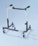 Bariatric Safety Rolling Walker Black