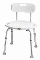 Bath & Shower Seat Adj w/Back (Retail)