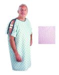 Patient I.V. Gown Pink Rosebud Print